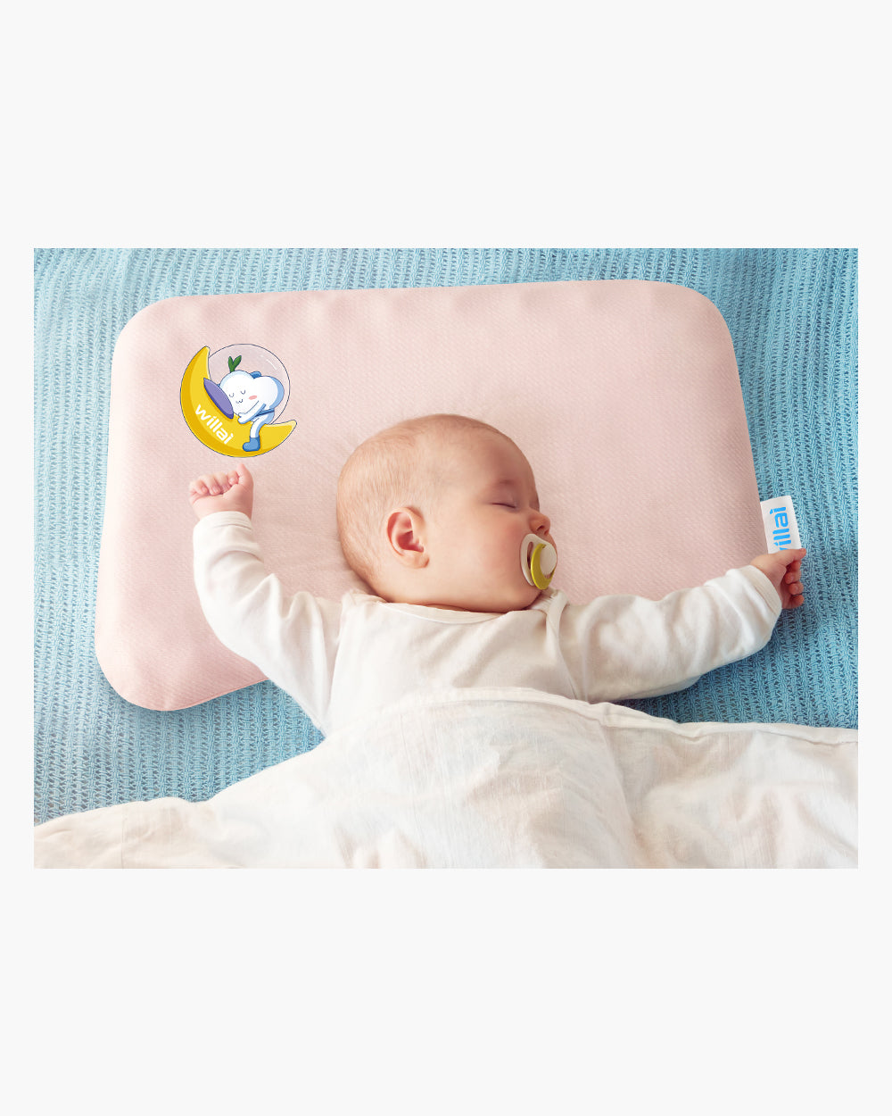 Willai 4D Nano Slicone Baby Pillow For Sleeping 6